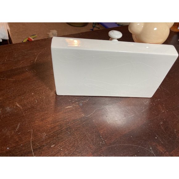 Vintage 1984 Enesco Teddy Bear Sink Soap Dish Taiwan 7”W x 5”D x 5”H. - Picture 4 of 6